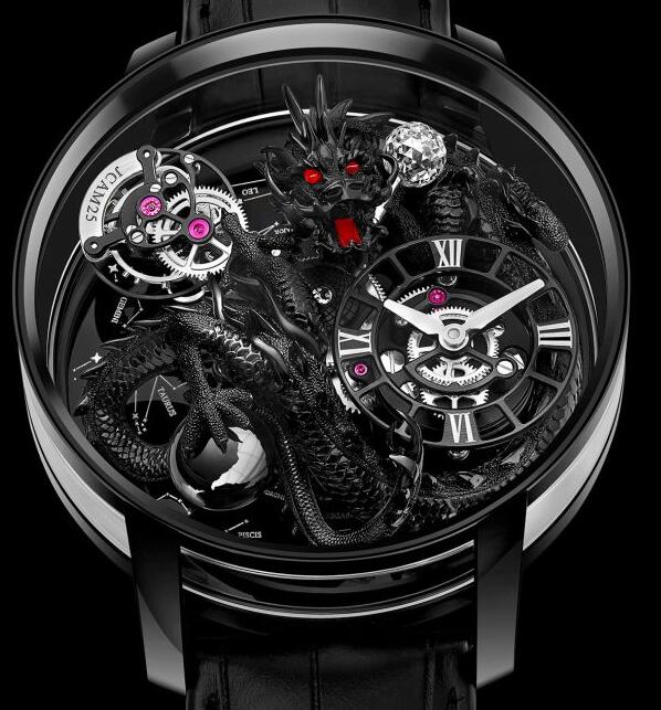 Review Jacob & Co ASTRONOMIA BLACK DRAGON AT112.31.DR.UA.A Replica watch